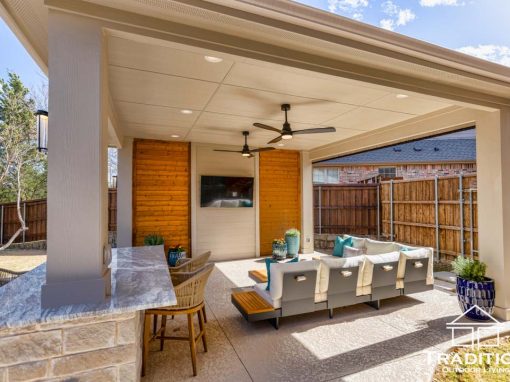 Custom Patio Cover and Screen in McKinney, Texas