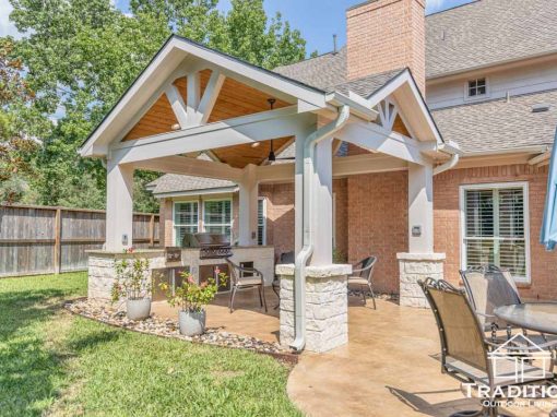 Custom Patio Cover & Outdoor Kitchen in Katy, Texas