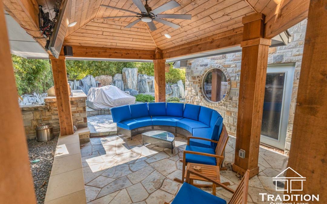 Custom Freestanding Patio Cover in Euless, TX