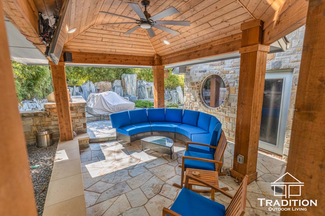 Custom Freestanding Patio Cover in Euless, TX