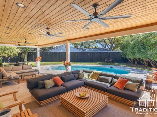 Custom Patio Cover in Northwest Dallas, Texas