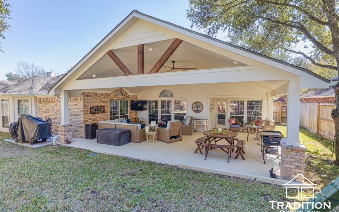 Patio Cover Extension in Katy, TX | Modern Outdoor Living Design