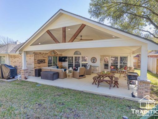 Patio Cover Extension in Katy, TX | Modern Outdoor Living Design