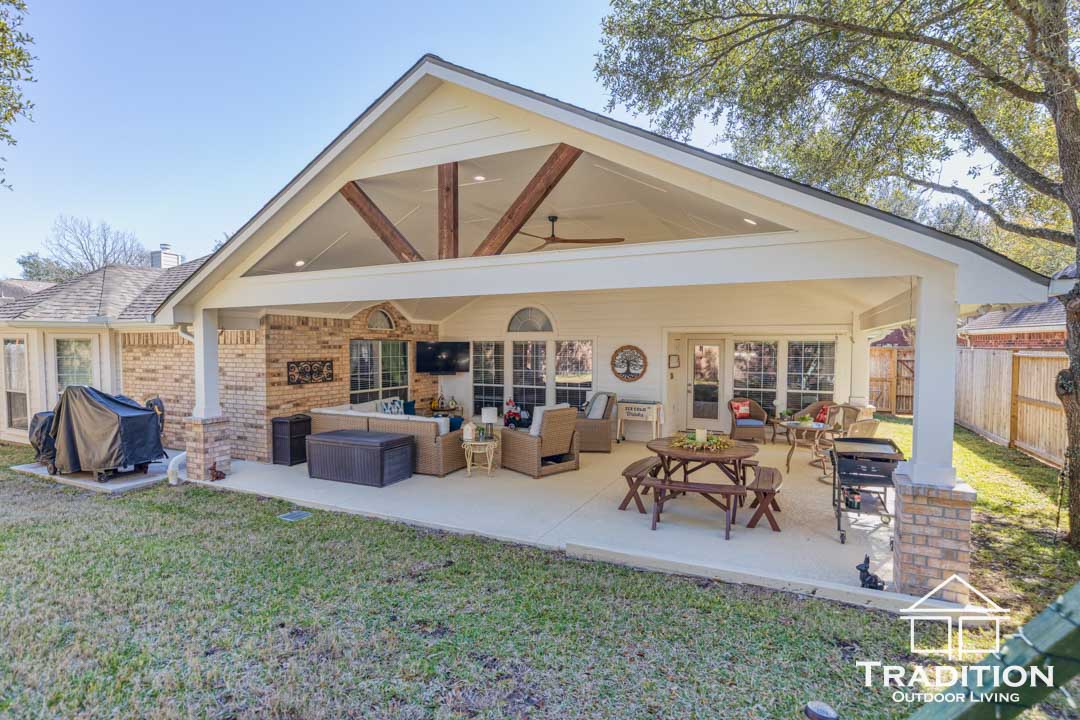 Patio Cover Extension in Katy, TX | Modern Outdoor Living Design