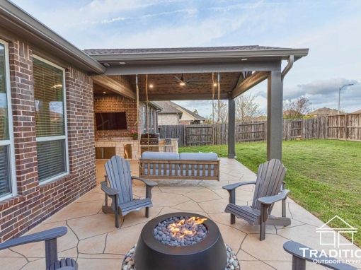 Custom Patio Cover & Outdoor Living Space in Cypress, Texas